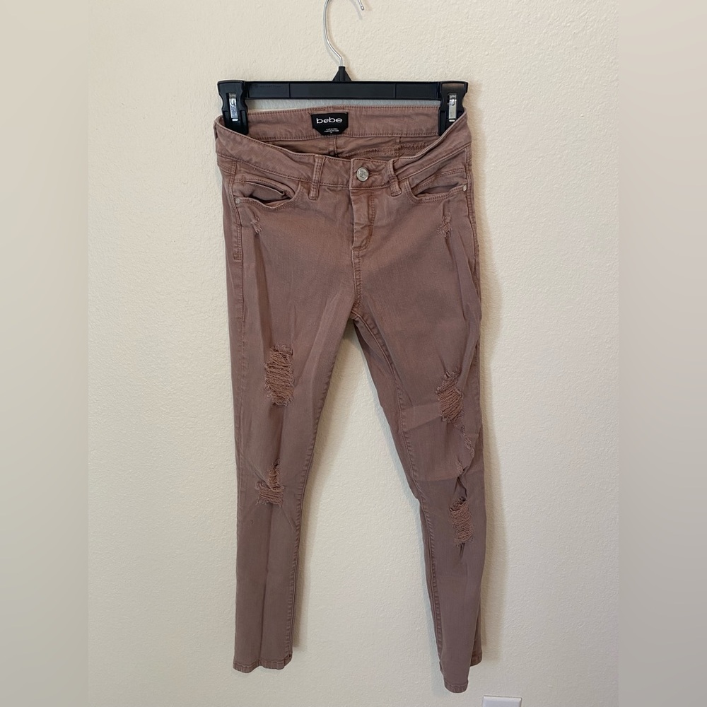 Bebe brown jeans size 25